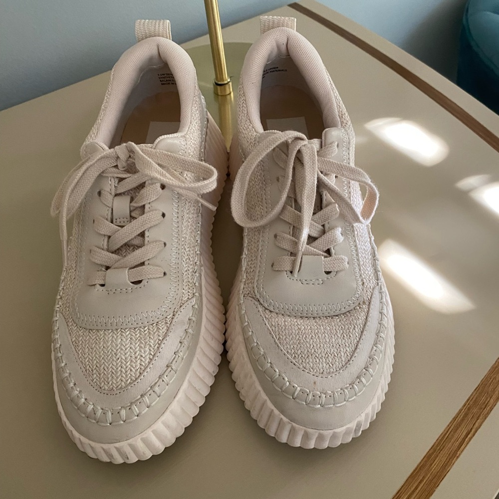 DV by Dolce Vita Pink and cream Women's Sneakers